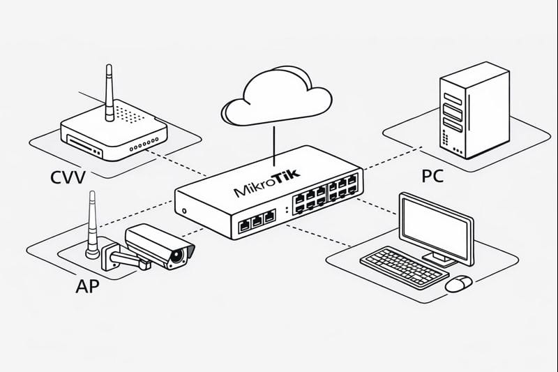 🛡️Segmentasi Jaringan MikroTik: Pengalaman Saya Mengamankan Server & Jaringan Desa