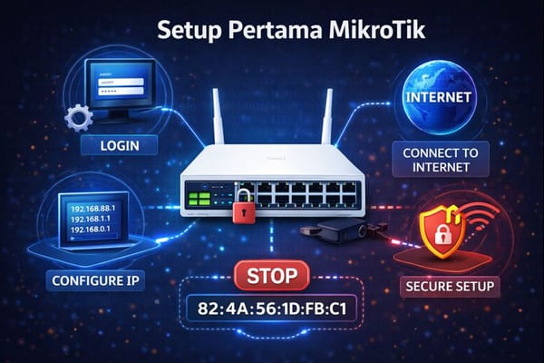 ✅ Setup Pertama MikroTik: Panduan Lengkap untuk Pemula